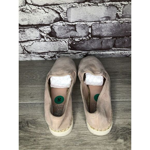 VINCE CAMUTO Tambie Blush Pink Suede Leather Espadrille Loafers Women 8M US/38.5 - Picture 4 of 16
